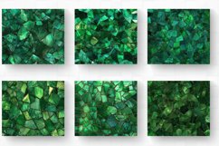 Emerald Stained Glass Tumbler Wrap, 20oz Skinny Tumbler Wrap Product Image 2