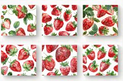 Watercolor Strawberry Tumbler Wrap, 20oz Skinny Tumbler Wrap Product Image 2