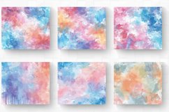 Pastel Watercolor Stains Tumbler Wrap, 20oz Skinny Tumbler W Product Image 2