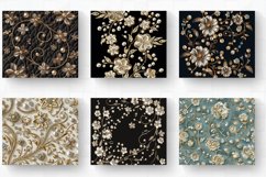 Luxury Embroidered Pearls Floral Tumbler Wrap, 20oz Skinny T Product Image 2