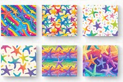 Rainbow Starfish Tumbler Wrap, 20oz Skinny Tumbler Wrap Product Image 2