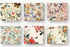 Floral Butterfly Garden Tumbler Wrap, 20oz Skinny Tumbler Wr Product Image 2