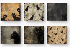 Black Cat Spells Tumbler Wrap, 20oz Skinny Tumbler Wraps Product Image 2