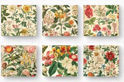 Vintage Botanical Flowers Tumbler Wrap, 20oz Skinny Tumbler Product Image 2