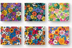 Florida Groovy Garden Flowers Tumbler Wrap, 20oz Skinny Tumb Product Image 2