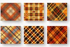 Autumn Plaid Tumbler Wrap, 20oz Skinny Tumbler Wrap Product Image 2