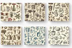 Vintage Gardening Sketchnote Tumbler Wrap, 20oz Skinny Tumbl Product Image 2