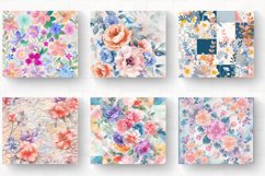 Pastel Bouquet Quilt Tumbler Wrap, 20oz Skinny Tumbler Wrap Product Image 2