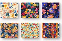 Vibrant Pressed Flowers Tumbler Wrap, 20oz Skinny Tumbler Wr Product Image 2