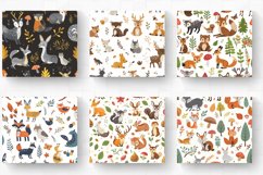 Woodland Animals Tumbler Wrap, 20oz Skinny Tumbler Wraps Product Image 2