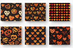 Halloween Hearts Tumbler Wrap, 20oz Skinny Tumbler Wraps Product Image 2
