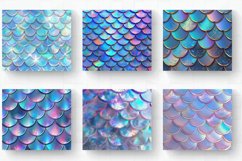 Luxury Holographic Mermaid Scales Tumbler Wrap, 20oz Skinny Product Image 2