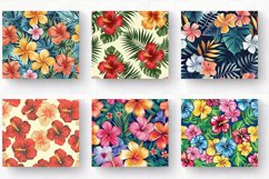 Hawaiian Flowers Tumbler Wrap, 20oz Skinny Tumbler Wrap Product Image 2