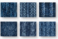 Denim Fabric Knitted Textures Tumbler Wrap, 20oz Skinny Tumb Product Image 2