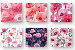 Pink Poppy Garden Tumbler Wrap, 20oz Skinny Tumbler Wraps Product Image 2