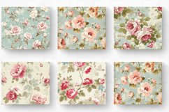 Vintage French Flower Tumbler Wrap, 20oz Skinny Tumbler Wrap Product Image 2