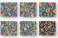 Boho Floral Paisley Tumbler Wrap, 20oz Skinny Tumbler Wrap Product Image 2