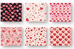 Hearts Valentines Day Plaid Tumbler Wrap, 20oz Skinny Tumble Product Image 2