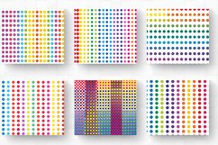 Rainbow Polka Dots Tumbler Wraps, 20oz Skinny Tumbler Wrap Product Image 2