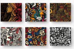 Abstract African American Doodle Tumbler Wrap, 20oz Skinny T Product Image 2