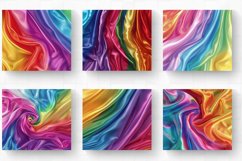 Rainbow Satin Cloth Tumbler Wrap, 20oz Skinny Tumbler Wrap Product Image 2