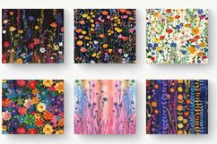 Rainbow Wildflowers Tumbler Wrap, 20oz Skinny Tumbler Wrap Product Image 2