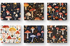 Boho Mushrooms Floral Botanical Tumbler Wrap, 20oz Skinny Tu Product Image 2