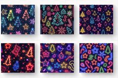 Neon Christmas tree Tumbler Wrap, 20oz Skinny Tumbler Wraps Product Image 2