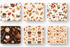 Fall Coffee Tumbler Wrap, 20oz Skinny Tumbler Wrap Product Image 2