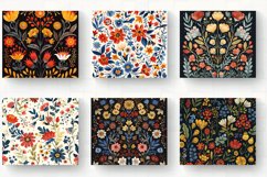 Rustic Folk Wildflowers Floral Tumbler Wrap, 20oz Skinny Tum Product Image 2