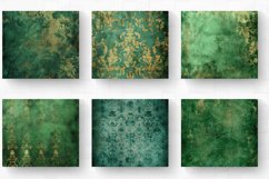 Antique Emerald Romance Tumbler Wrap, 20oz Skinny Tumbler Wr Product Image 2