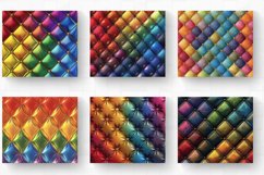 Luxury Rainbow Diamond Tufted Tumbler Wrap, 20oz Skinny Tumb Product Image 2
