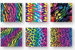 Rainbow Animal Print Tumbler Wrap, 20oz Skinny Tumbler Wrap Product Image 2