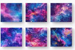 Galaxy Glitter Vibrant Celestial Tumbler Wrap, 20oz Skinny T Product Image 2