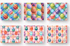 Colorful Eggs Plaid Tumbler Wrap, 20oz Skinny Tumbler Wrap Product Image 2