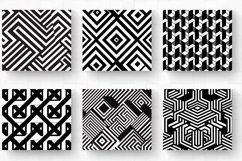 Geometric Black and White Tumbler Wrap, 20oz Skinny Tumbler Product Image 2