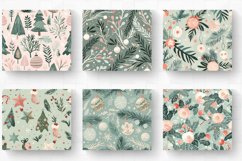 Blush Sage Christmas Tumbler Wrap, 20oz Skinny Tumbler Wraps Product Image 2