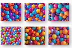 Colorful 3D Inflated Balls Tumbler Wrap, 20oz Skinny Tumbler Product Image 2
