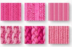 Pink Knitted Tumbler Wrap, 20oz Skinny Tumbler Wrap Product Image 2