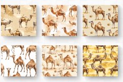 Watercolor Desert Camels Tumbler Wraps, 20oz Skinny Tumbler Product Image 2