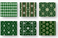 Green Knitted Christmas Tumbler Wrap, 20oz Skinny Tumbler Wr Product Image 2