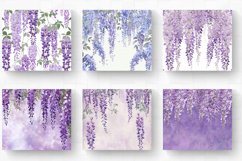 Cascading Wisteria Flowers Tumbler Wrap, 20oz Skinny Tumbler Product Image 2