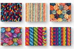Knitting Yarn Tumbler Wrap, 20oz Skinny Tumbler Wrap Product Image 2