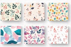 Cute Romantic Leaves Tumbler Wrap, 20oz Skinny Tumbler Wrap Product Image 2