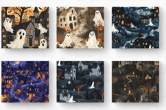 Ghost Village Halloween Tumbler Wrap, 20oz Skinny Tumbler Wr Product Image 2