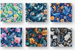 Mermaid Flowers Tumbler Wrap, 20oz Skinny Tumbler Wrap Product Image 2
