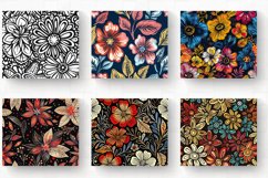 Tribal Flowers Tumbler Wrap, 20oz Skinny Tumbler Wraps Product Image 2