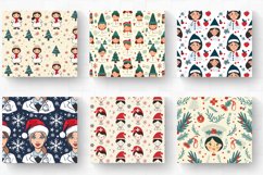 Merry Nurse Christmas Tumbler Wrap, 20oz Skinny Tumbler Wrap Product Image 2
