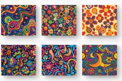 Hippie Retro Tumbler Wrap, 20oz Skinny Tumbler Wraps Product Image 2