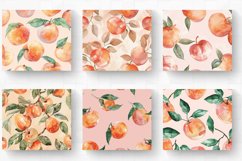Watercolor Peach Tumbler Wrap, 20oz Skinny Tumbler Wraps Product Image 2